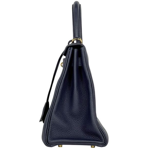 Hermes Kelly 28 Internal Stitching 2WAY Shoulder Bag Handbag Taurillon Clemence - Picture 2 of 11